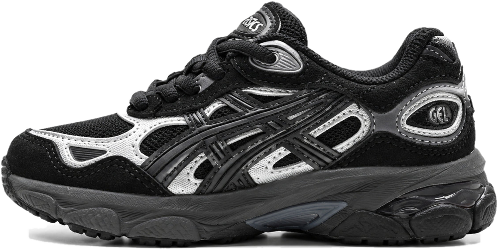 Asics Gel-NYC 2.0 Kids Sneakers - Black Silver