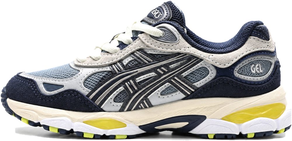 Asics Gel-NYC 2.0 Kids Sneakers - Navy Cream