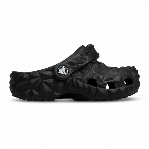 Crocs Classic Geometric Kids Clog - Black