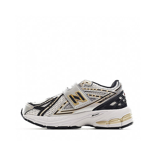 New Balance 1906 Velcro Kids Sneakers - Silver Cream Black