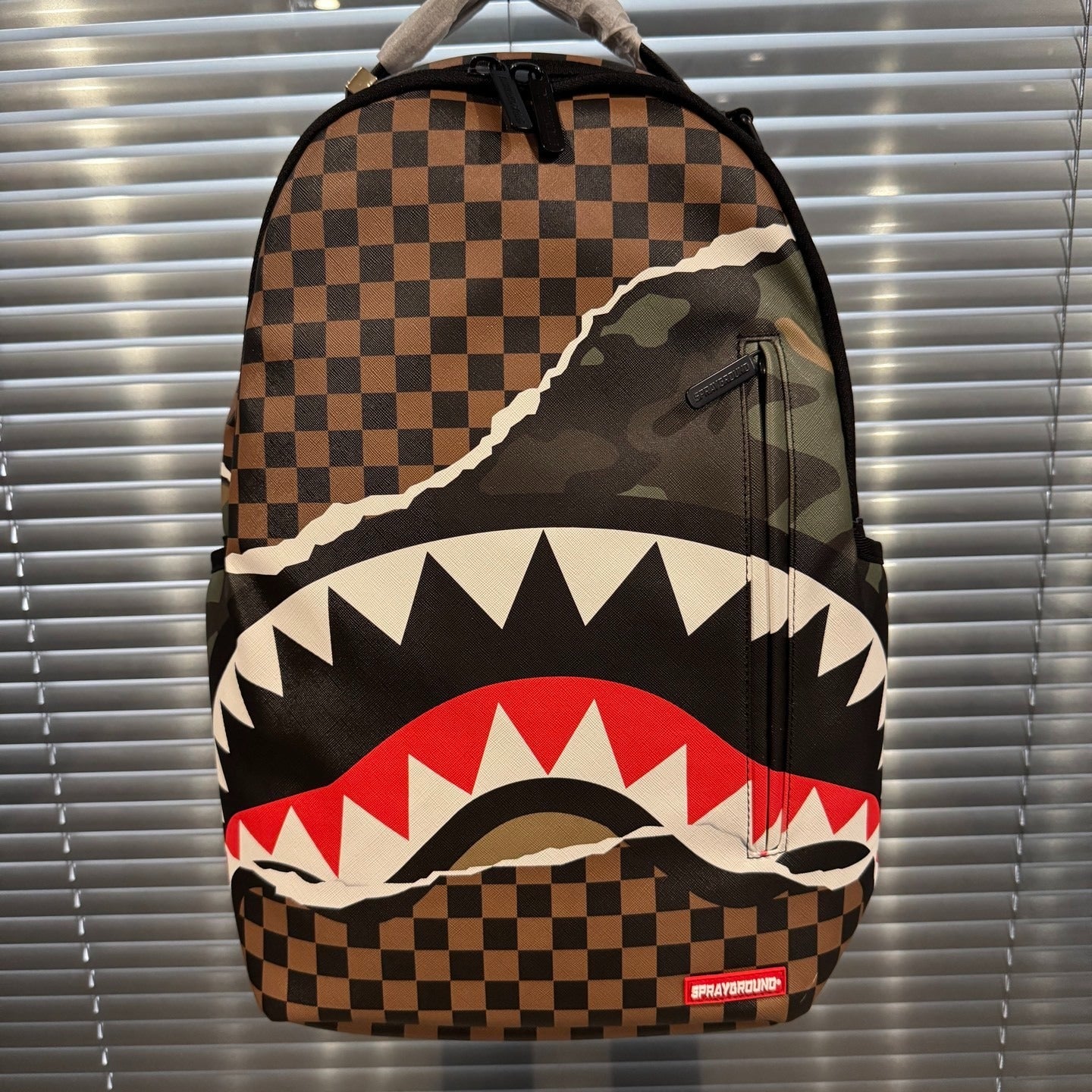 Sprayground Sharks In Paris Camo Backpack