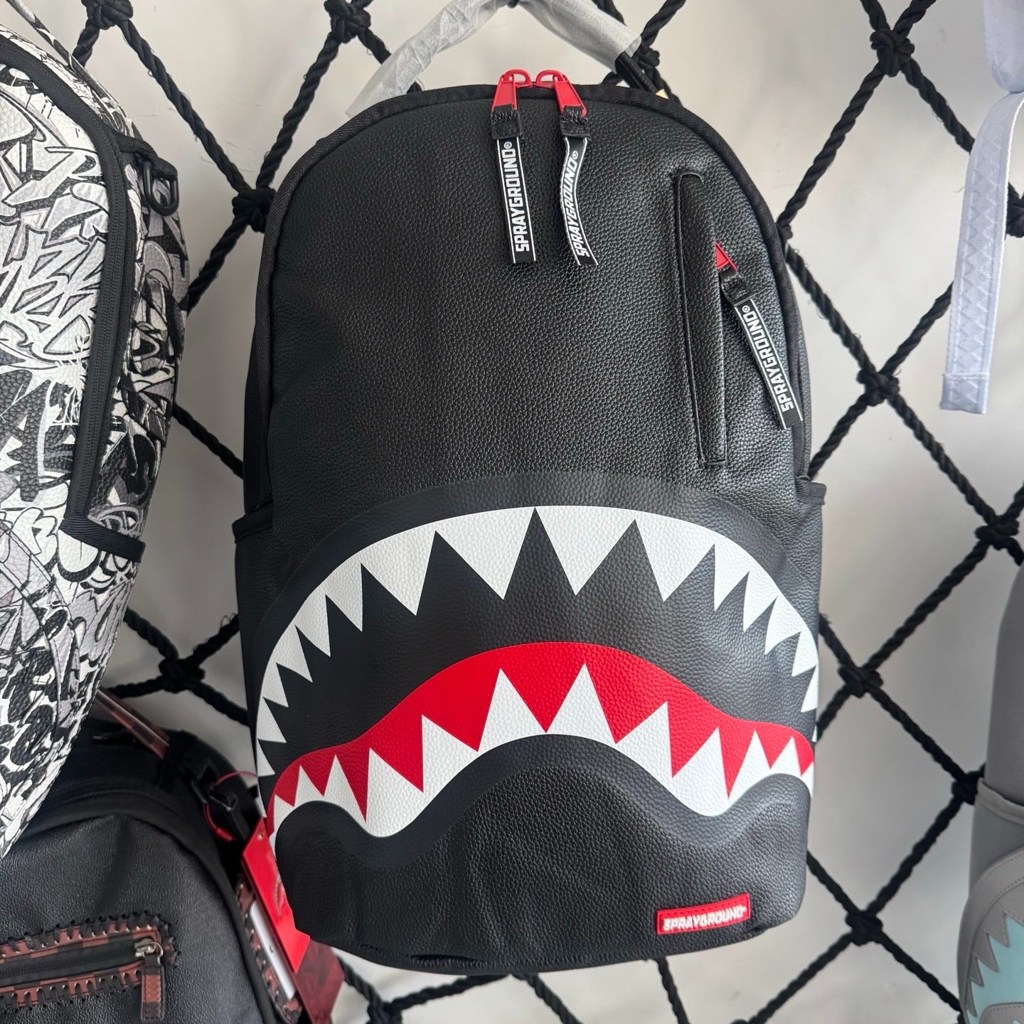 Sprayground Black Sharkmouth Backpack