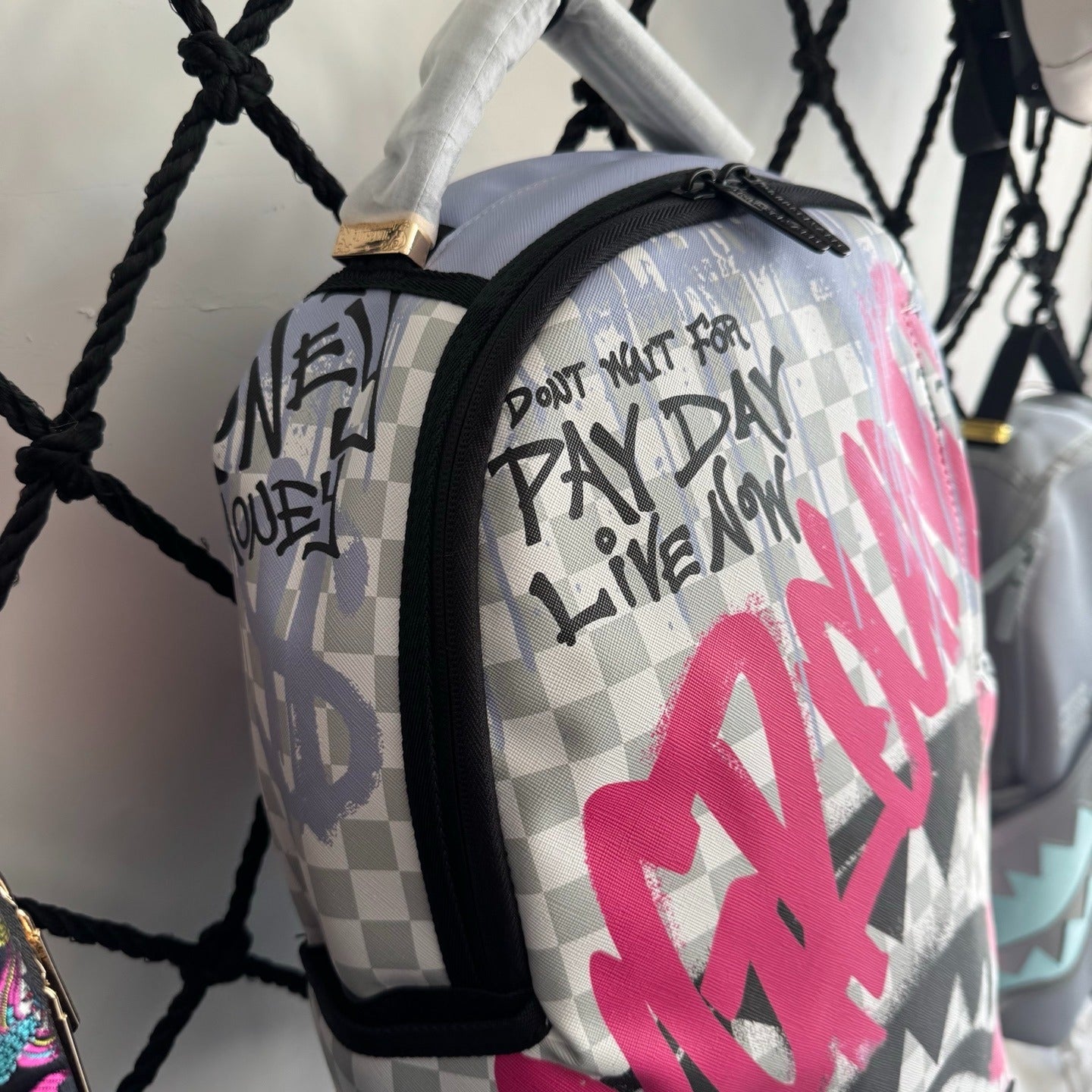 Sprayground Pay Day Graffiti Shark Backpack