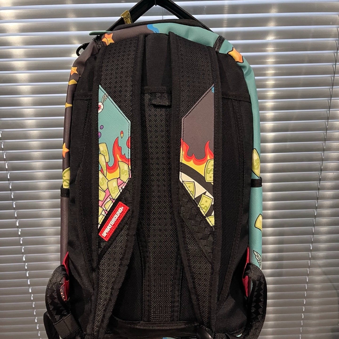 Sprayground Money Shark Cartoon Backpack