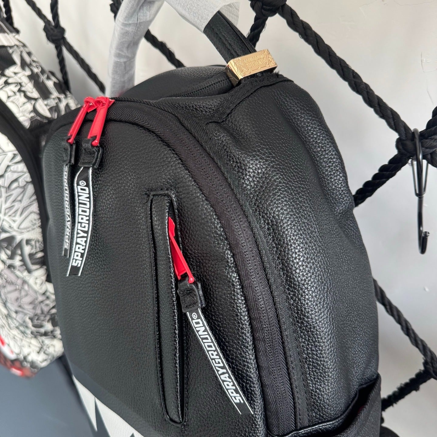 Sprayground Black Sharkmouth Backpack
