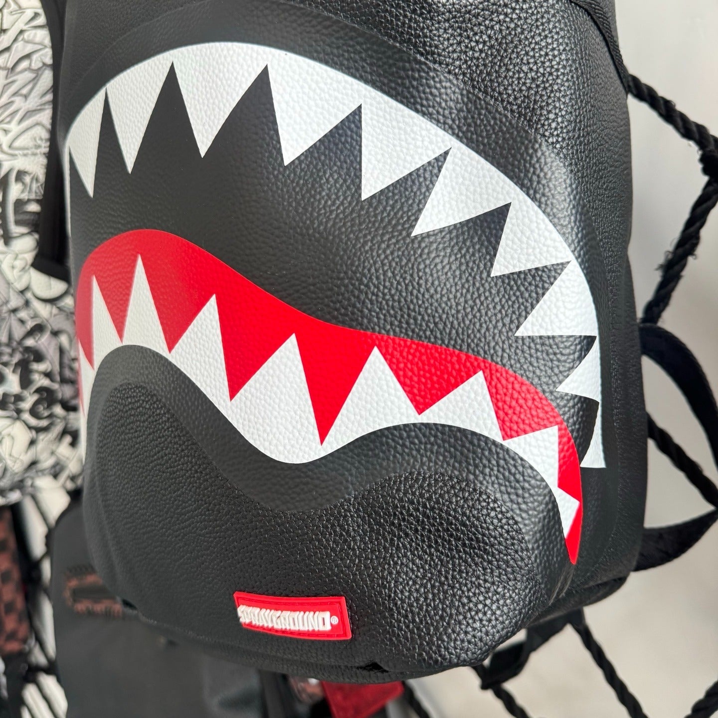 Sprayground Black Sharkmouth Backpack