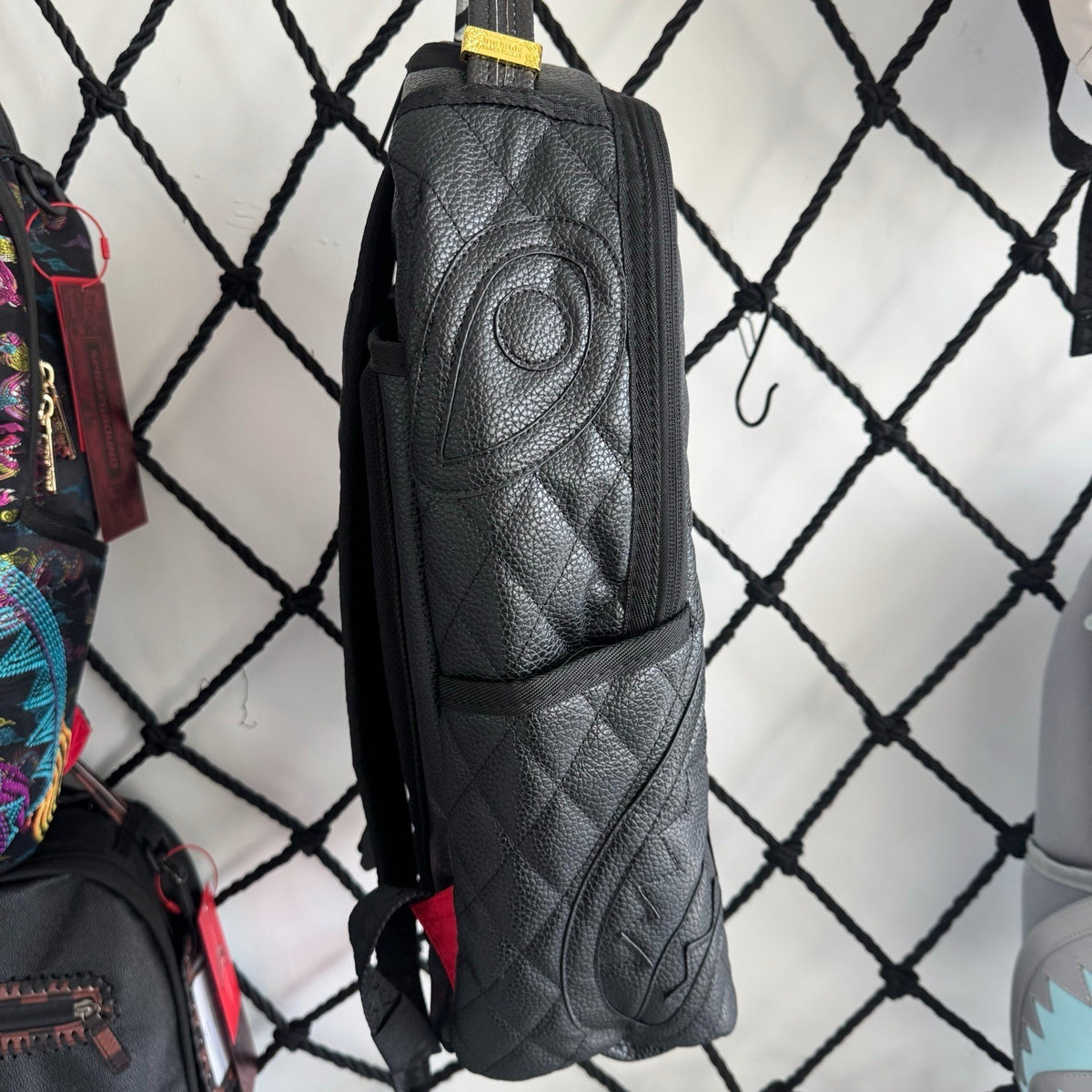 Sprayground Black & White Graffiti Backpack