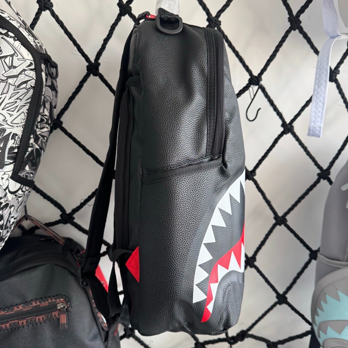 Sprayground Black Sharkmouth Backpack