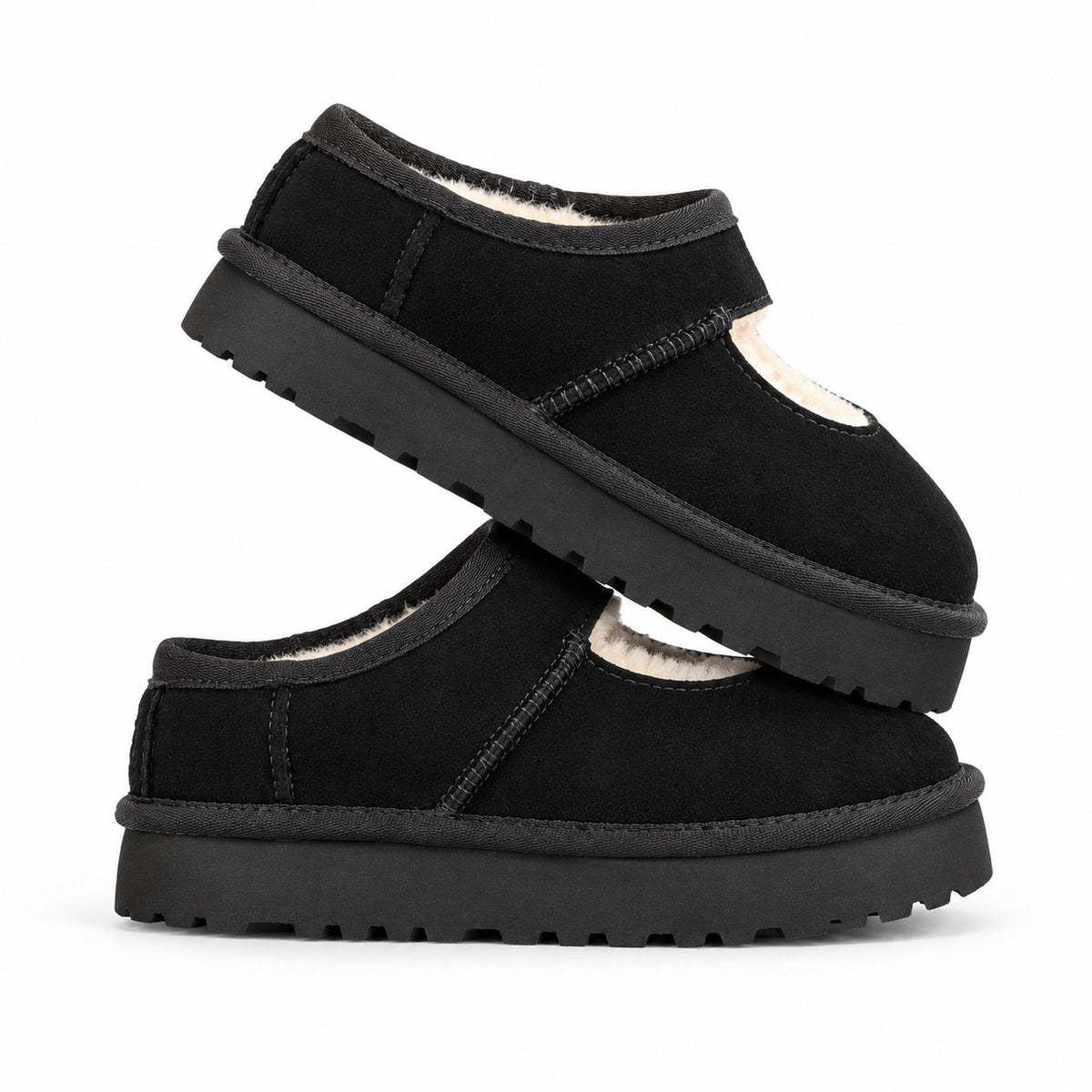 נעלי UGG Bea מרי ג'יין לילדים שחור - זווית נוספת