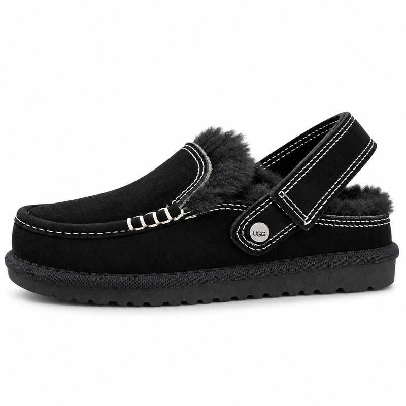 נעלי UGG Evelina לילדים שחור - מבט מהצד
