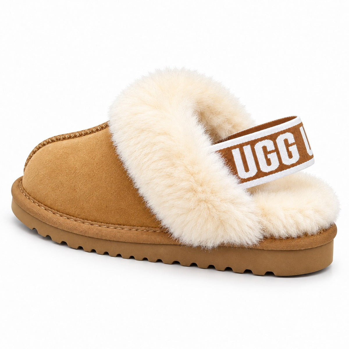 נעלי UGG Funkette לילדים ערמוני - מבט מהצד