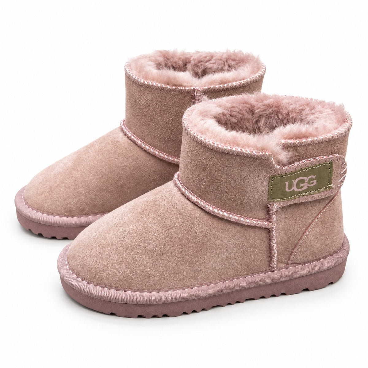 מגפי UGG Mini Strap לילדים ורוד - זוג