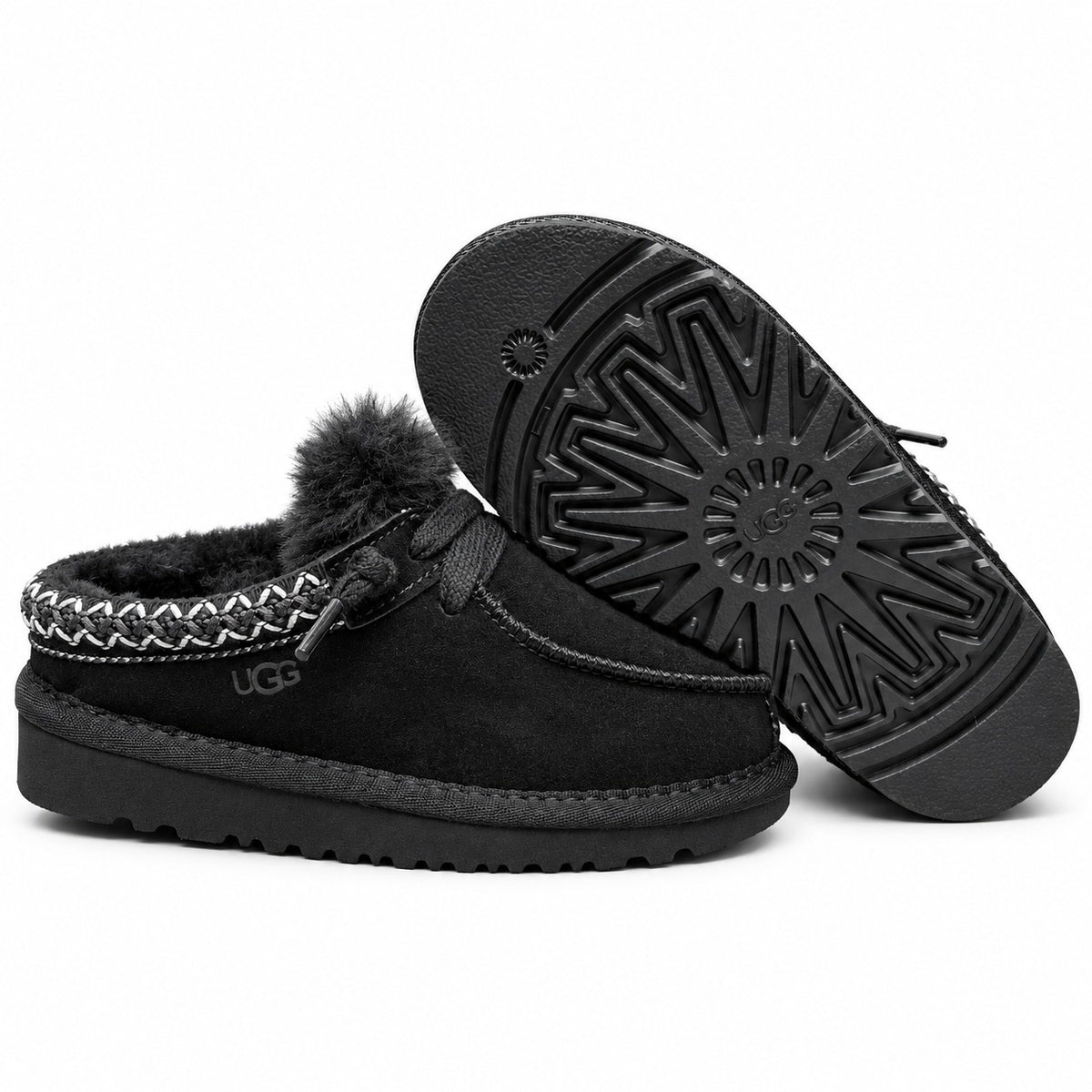 נעלי UGG Tasman Mule לילדים שחור - זווית נוספת