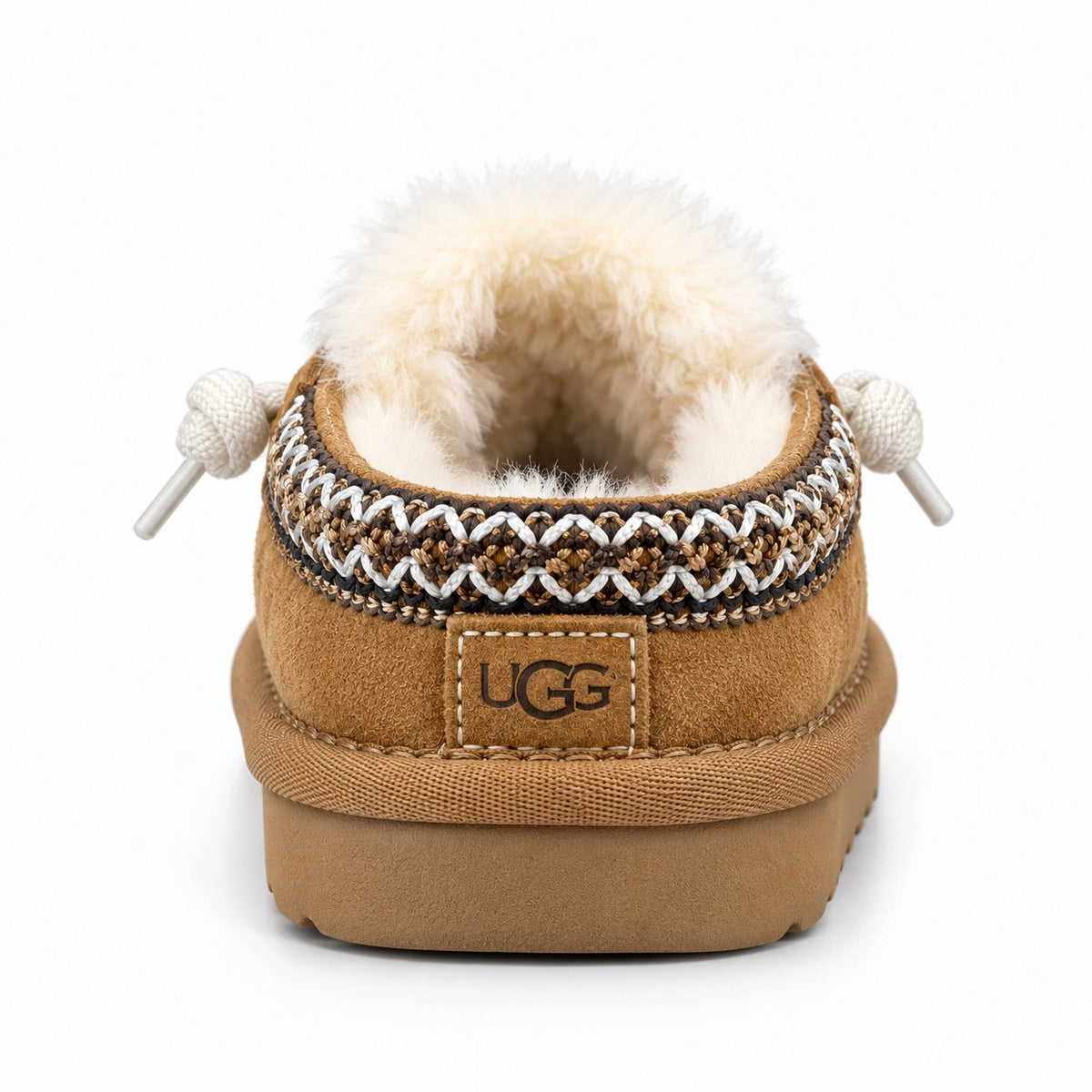 נעלי UGG Tasman Mule לילדים ערמוני - מבט מאחור