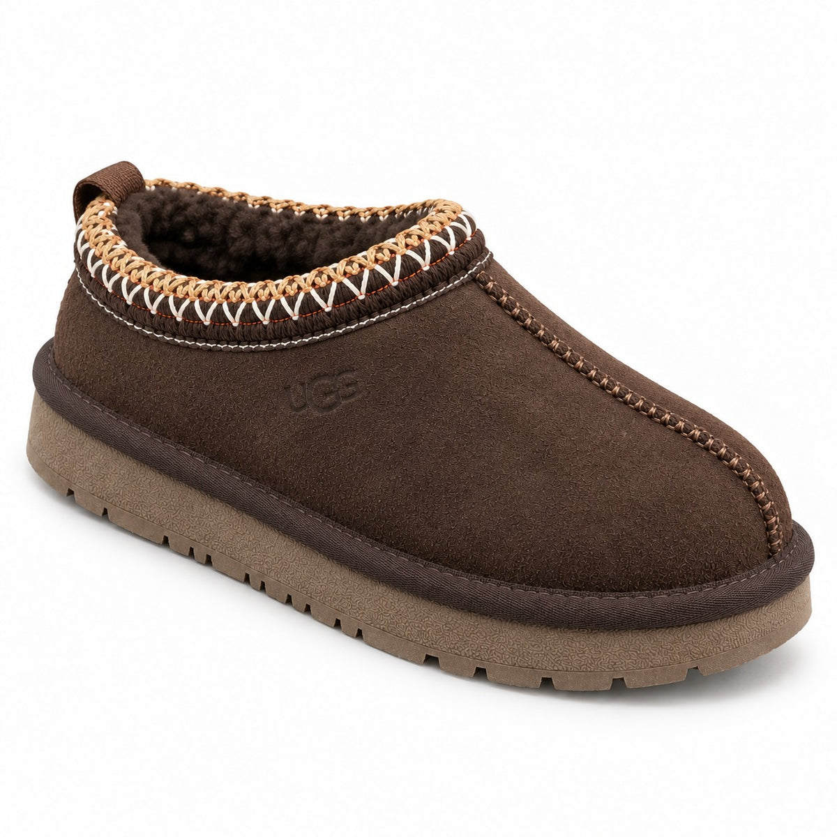 נעלי UGG Tazz לילדים חום שוקולד - מבט אלכסוני