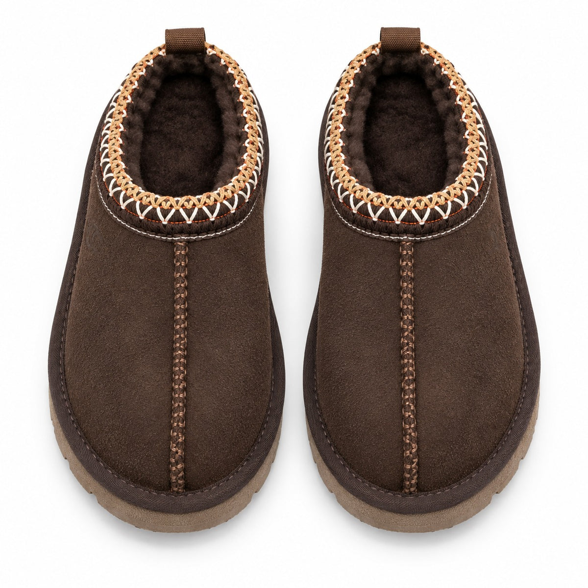נעלי UGG Tazz לילדים חום שוקולד - זוג מלמעלה